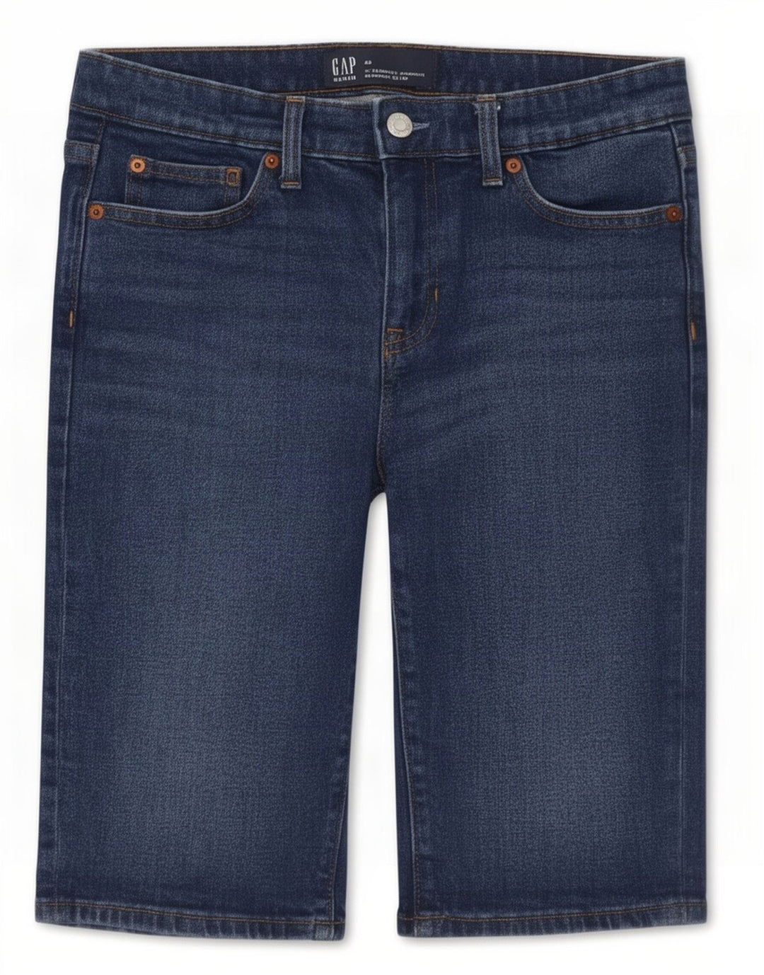 Pantaloncini Bermuda in denim da donna Gap W28 cotone blu medio
