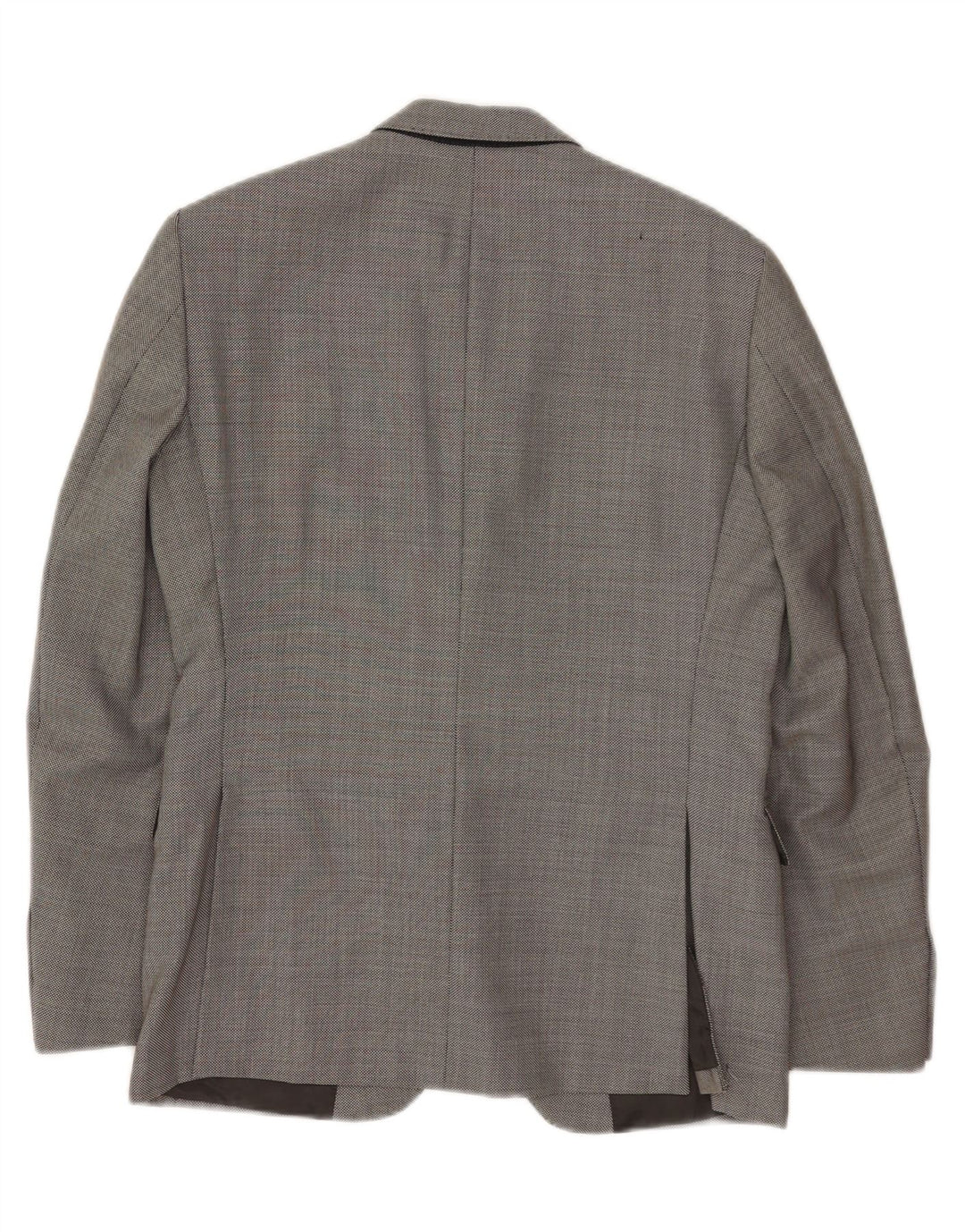 Giacca blazer slim da uomo a 2 bottoni Cerruti 1881 IT 50 Large in lana vergine grigia