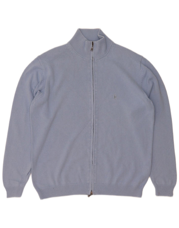 Maglione Cardigan Uomo Conte of Florence Grande Cotone Blu