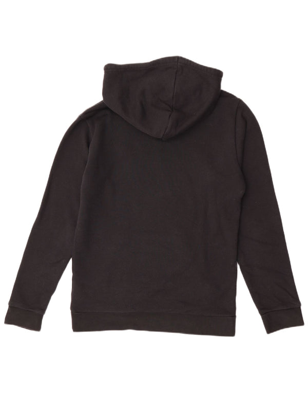 Felpa con cappuccio da uomo Adidas Small in cotone nero