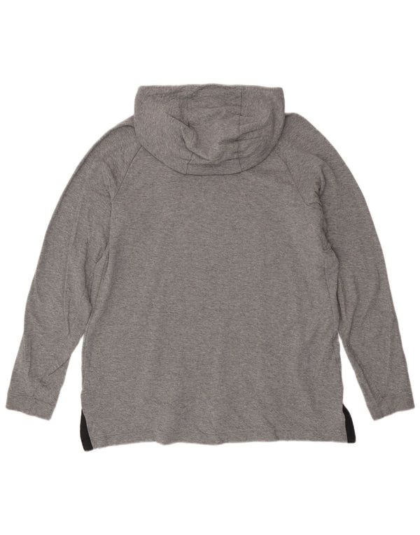 Maglia con cappuccio da donna Nike UK 18 XL Grigia