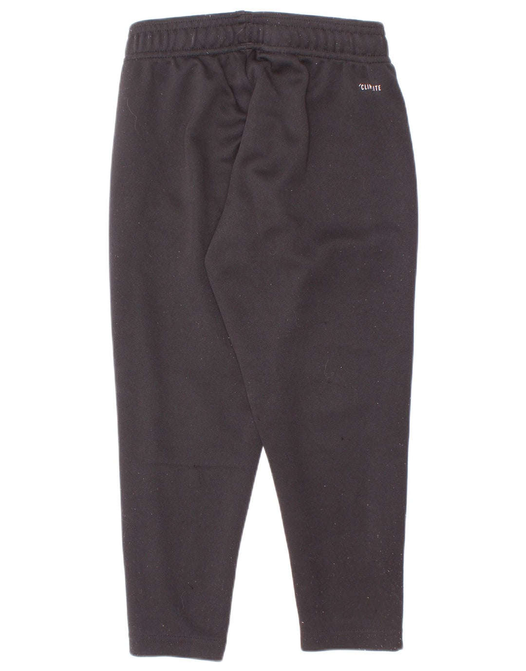 Pantaloni della tuta Adidas Climalite da ragazzo 3-4 anni in poliestere nero
