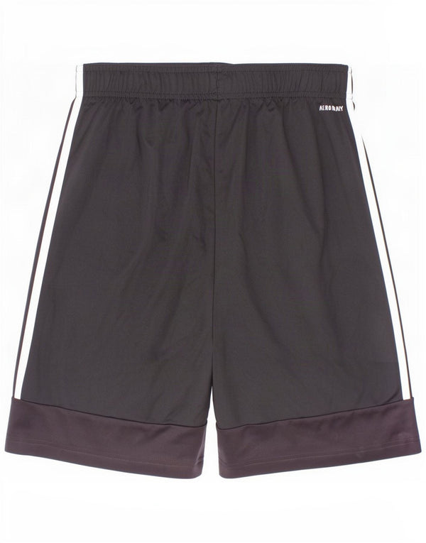 Pantaloncini sportivi Adidas Aeroready da ragazzo 13-14 anni in poliestere nero