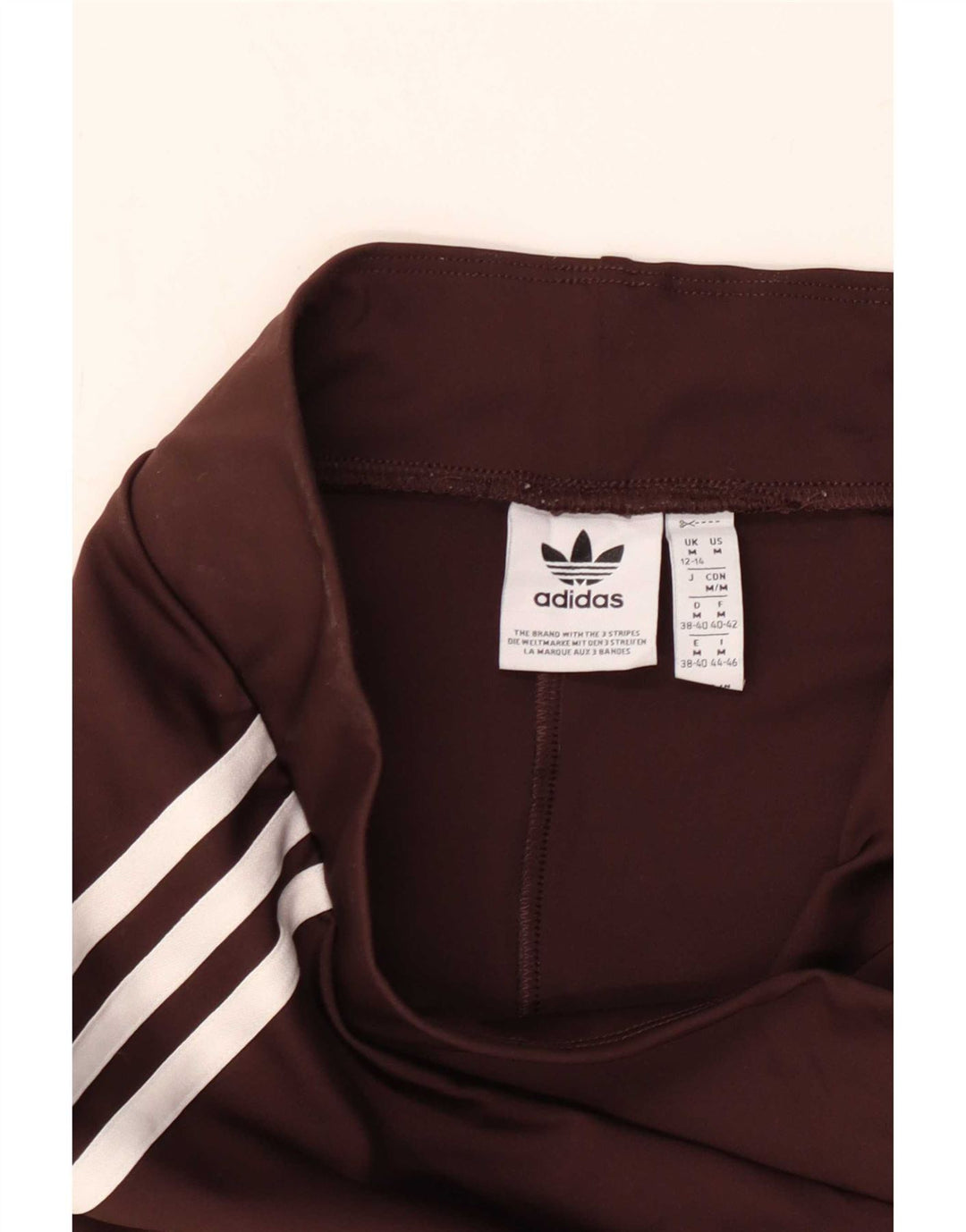 Leggings Adidas da donna Flare UK 12/14 Marrone medio