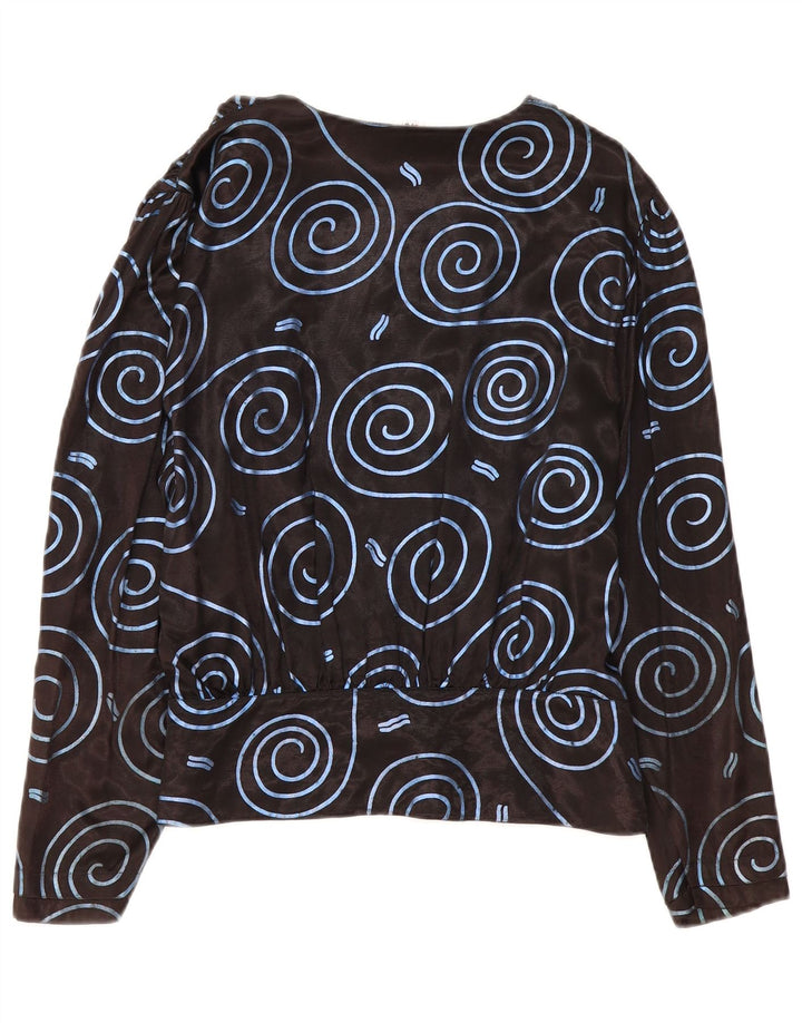 Camicetta da donna con motivo astratto TRU IT 42 medio nero