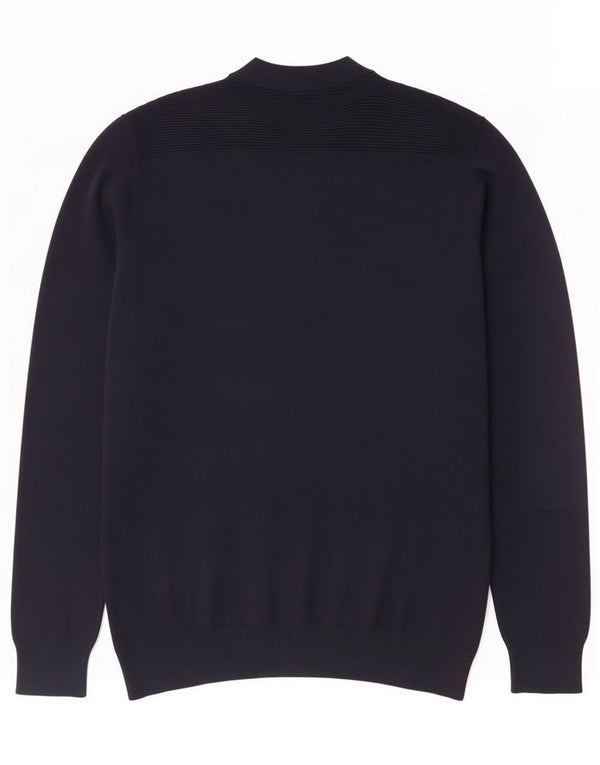 Maglione maglione girocollo da uomo Diesel XL in cotone blu navy