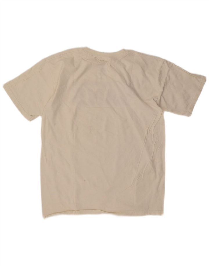 T-shirt grafica da uomo Vans Top in cotone bianco medio
