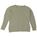 Maglione maglione con scollo a barca da donna Marks & Spencer UK 12 Cotone verde medio