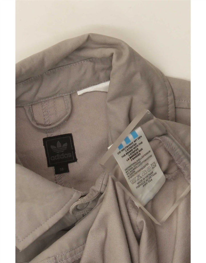 Giacca bomber da donna Adidas EU 38 cotone grigio medio