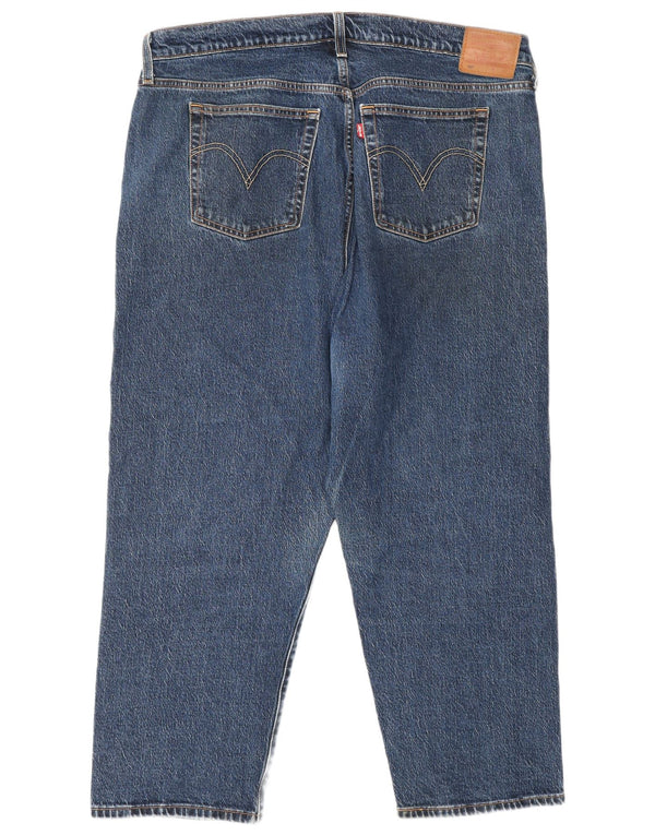 Levi's Donna 501 Jeans dritti US 16 2XL W40 L26 Cotone blu