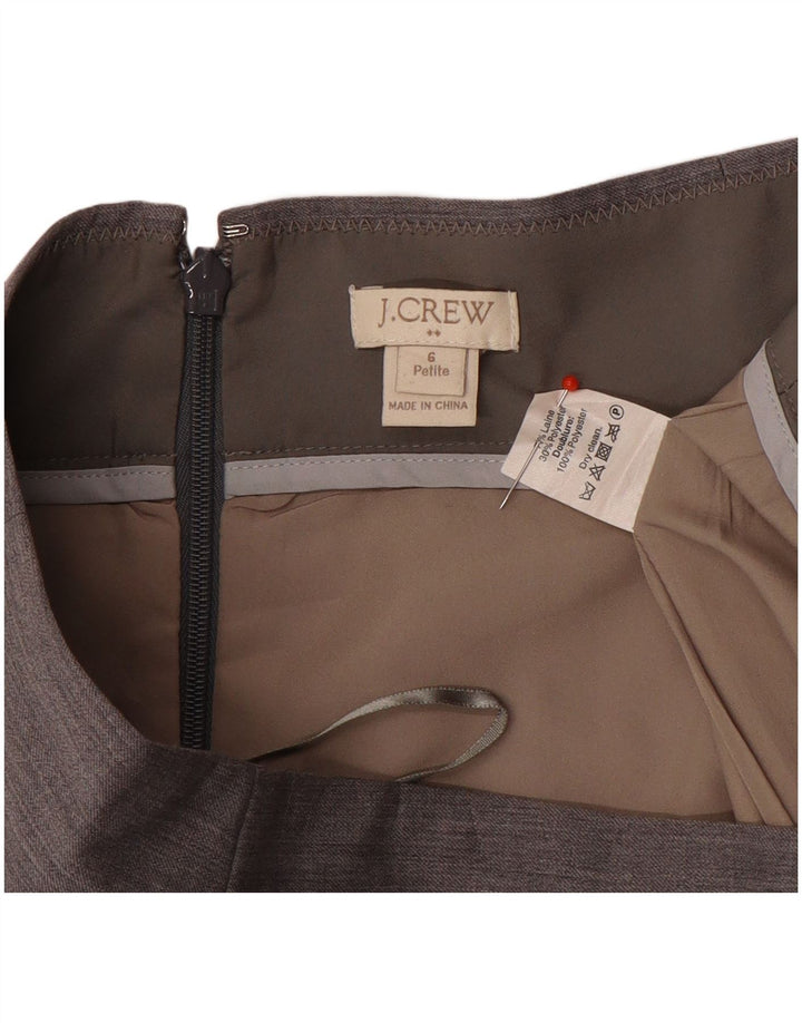 Gonna a tubino da donna J. Crew US 6 media W30 lana grigia