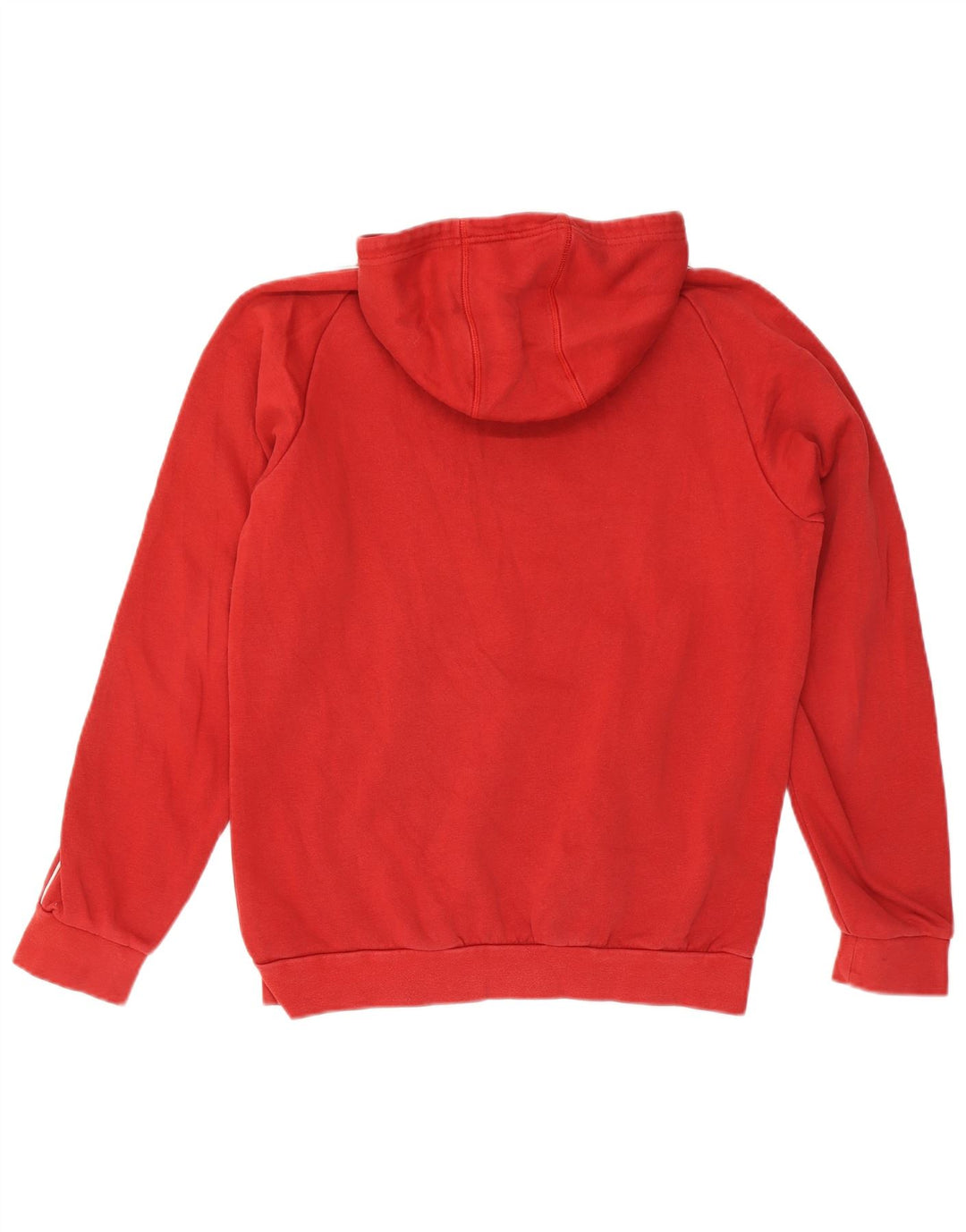 Maglione con cappuccio da uomo ADIDAS rosso medio in cotone