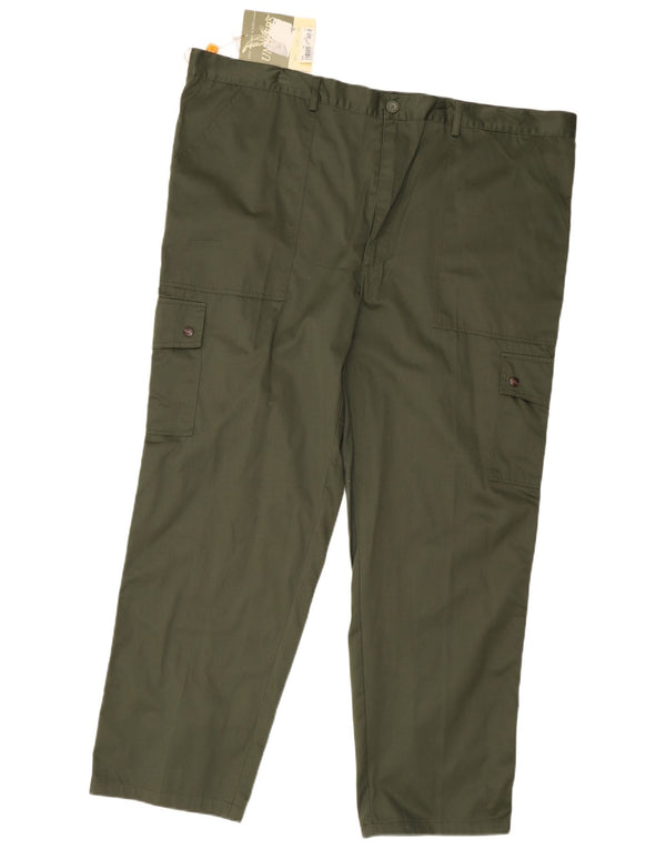 Pantaloni cargo dritti da uomo Univers W48 L34 cotone verde