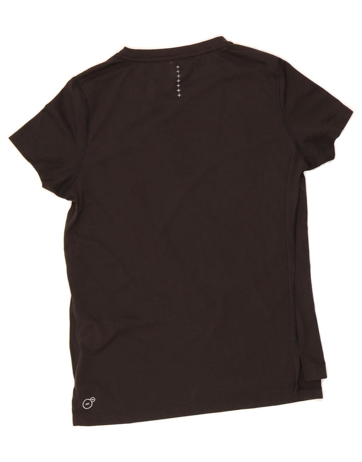 PUMA Womens T-Shirt Top UK 10 Small  Black Vintage Puma and Second-Hand Puma from Messina Hembry 