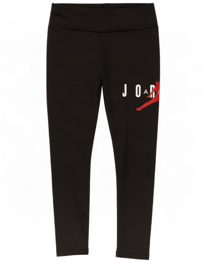Leggings grafici per ragazze Jordan 8-9 anni piccoli in poliestere nero