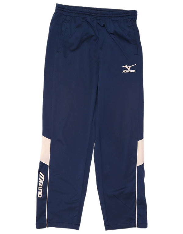 Pantaloni da tuta grafici da uomo Mizuno Large blu navy color block