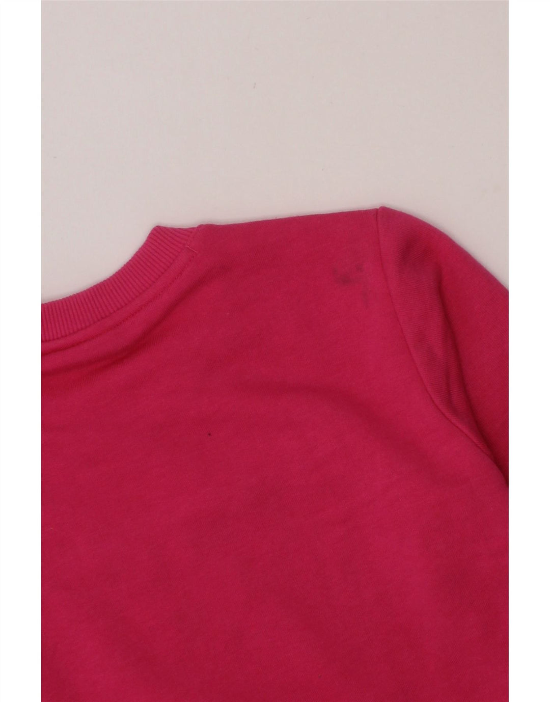 CHAMPION Girls Graphic Sweatshirt Jumper 9-10 Years Medium  Pink Vintage Champion and Second-Hand Champion from Messina Hembry 