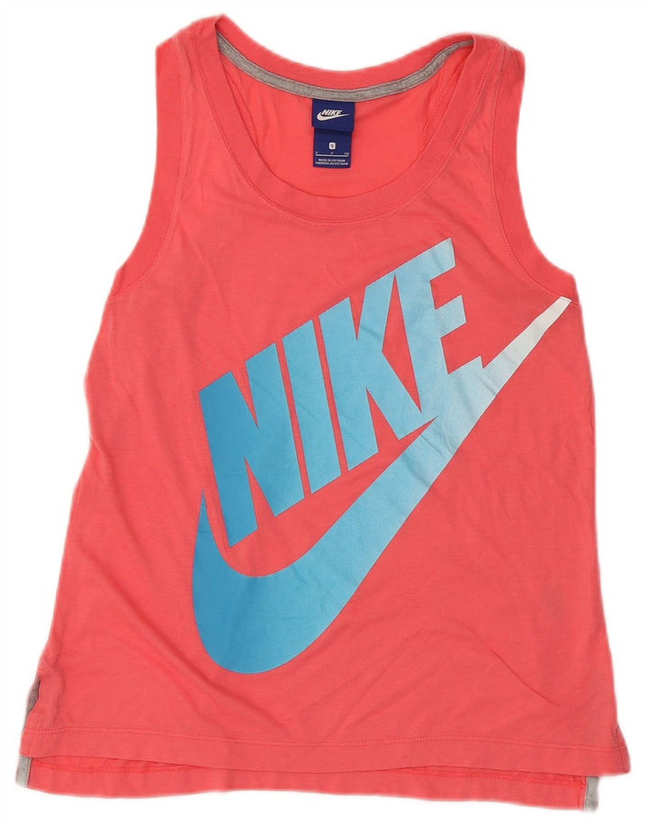Canotta grafica da donna NIKE UK 10 piccola rosa in poliestere