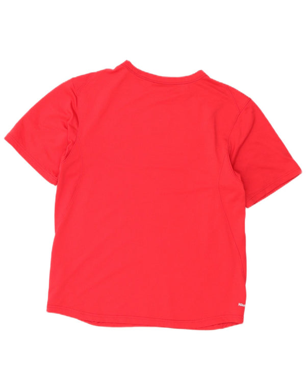 T-shirt da uomo Nike Top UK 39/41 poliestere rosso medio