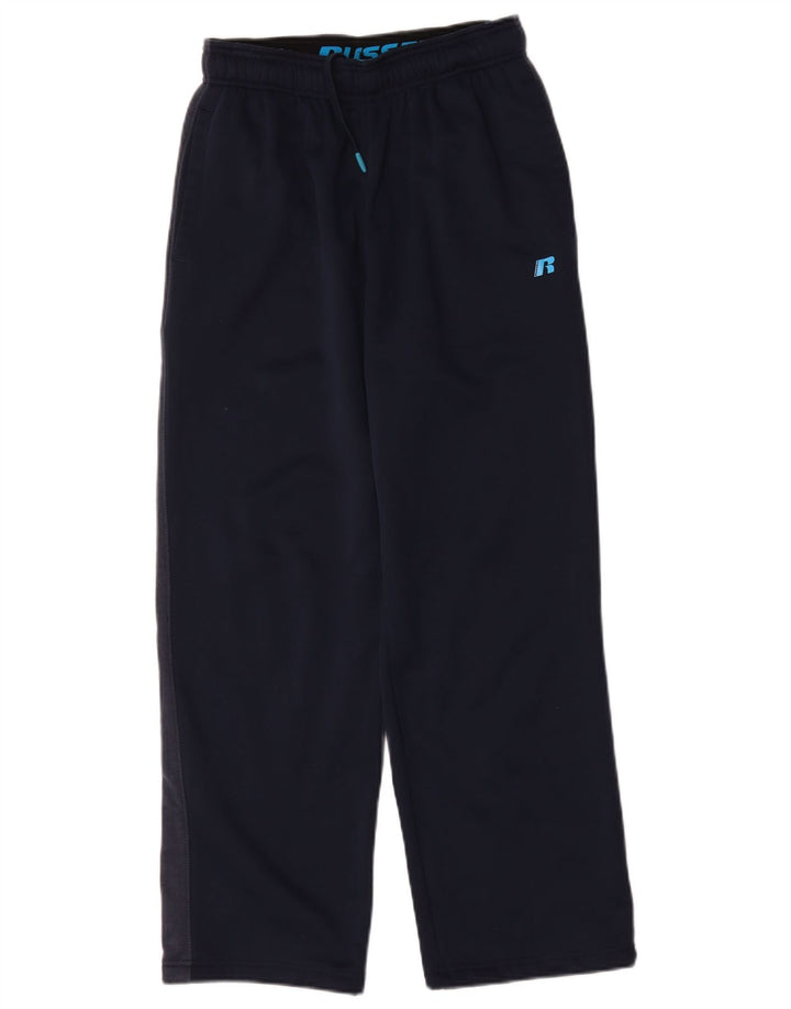 Pantaloni da tuta da uomo Russell Athletic piccoli in poliestere blu navy