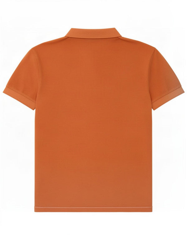 Polo da uomo Hugo Boss piccola in cotone arancione