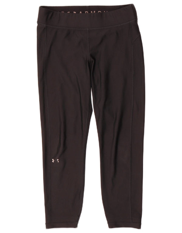 Leggings da donna Under Armour Heat Gear Crop UK 14 Large Nero
