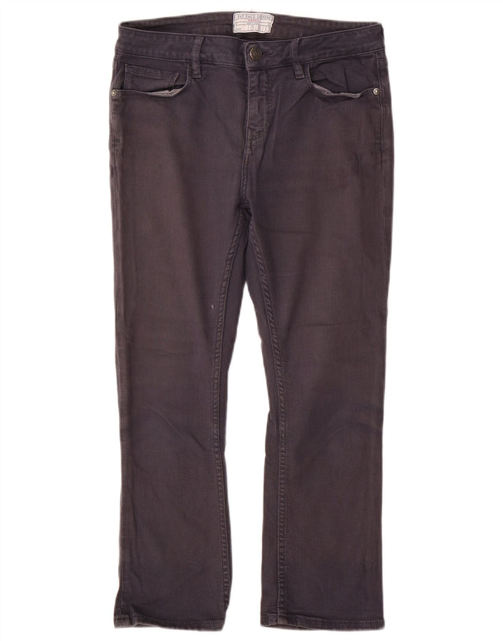 Jeans corti da donna Fat Face UK 10 piccoli W28 L23 cotone grigio