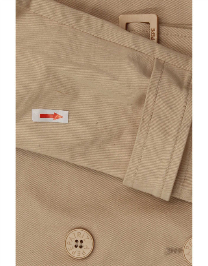 Trench Donna Patrizia Pepe IT 44 Cotone Beige Medio