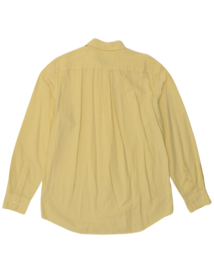 Gant Camicia Regular Fit da Uomo Large in Cotone Giallo