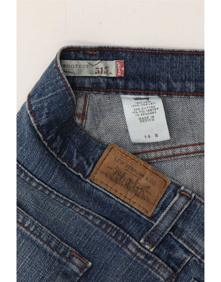 Jeans Levi's 515 Bootcut da donna US 14 XL W36 L30 Cotone blu
