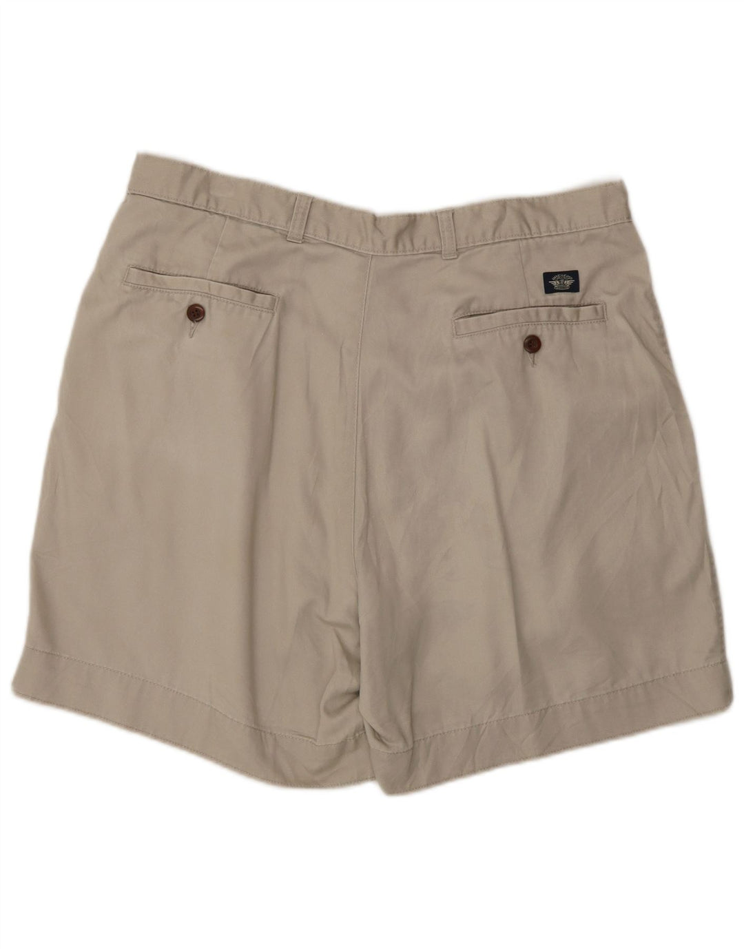 Pantaloncini chino con ancoraggio da uomo Dockers W36 Large in cotone beige