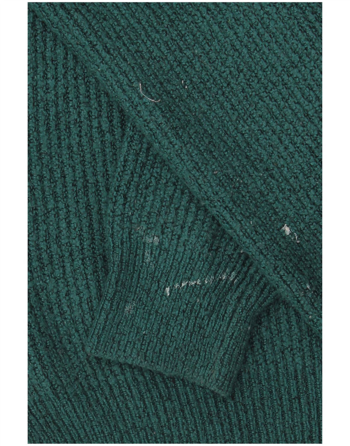 Maglione maglione girocollo da donna Marks & Spencer UK 12 Verde medio
