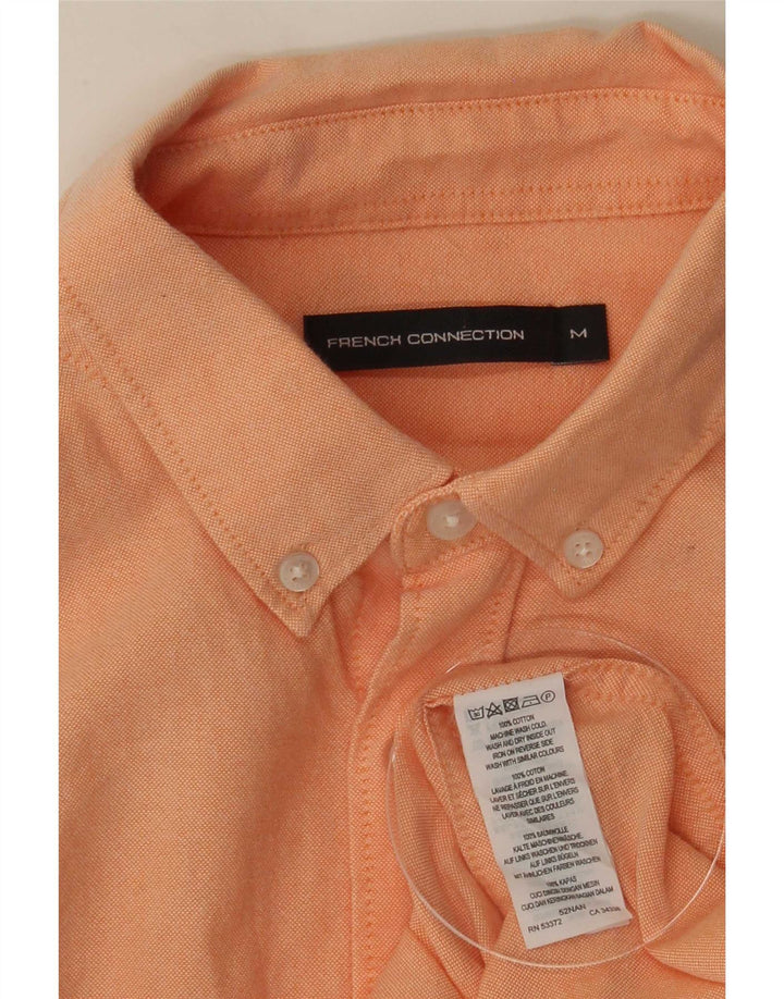 Camicia da uomo French Connection in cotone arancione medio