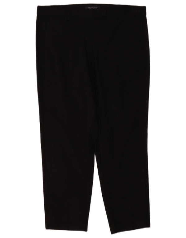Pantaloni corti affusolati da donna Marks & Spencer UK 16 Large W36 L26 Neri