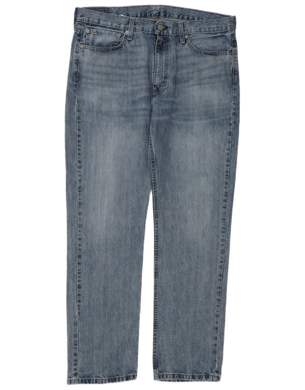Jeans dritti da uomo Levi's W36 L32 in cotone blu