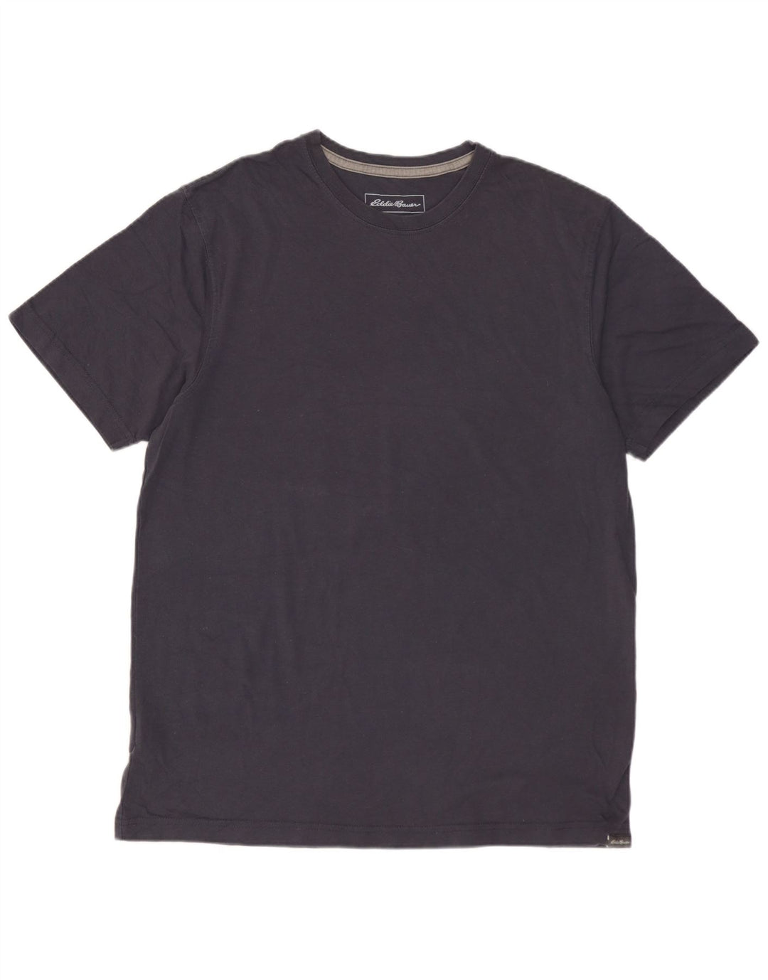 T-shirt da uomo EDDIE BAUER Top in cotone grigio medio