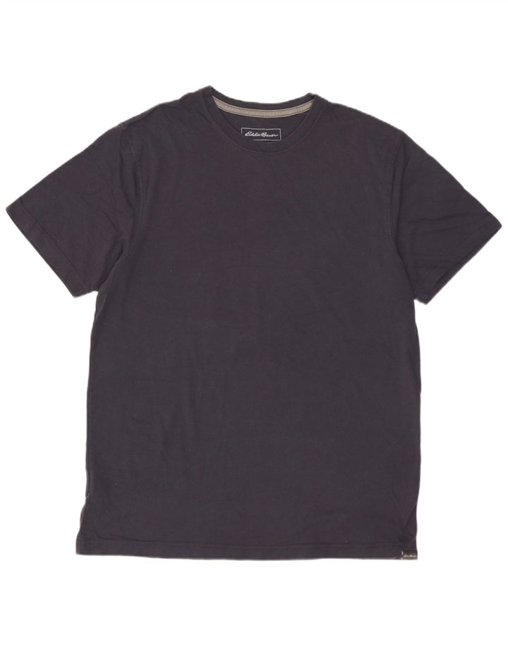 T-shirt da uomo EDDIE BAUER Top in cotone grigio medio