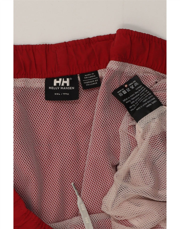 Pantaloncini da bagno da uomo HELLY HANSEN 2XL nylon rosso