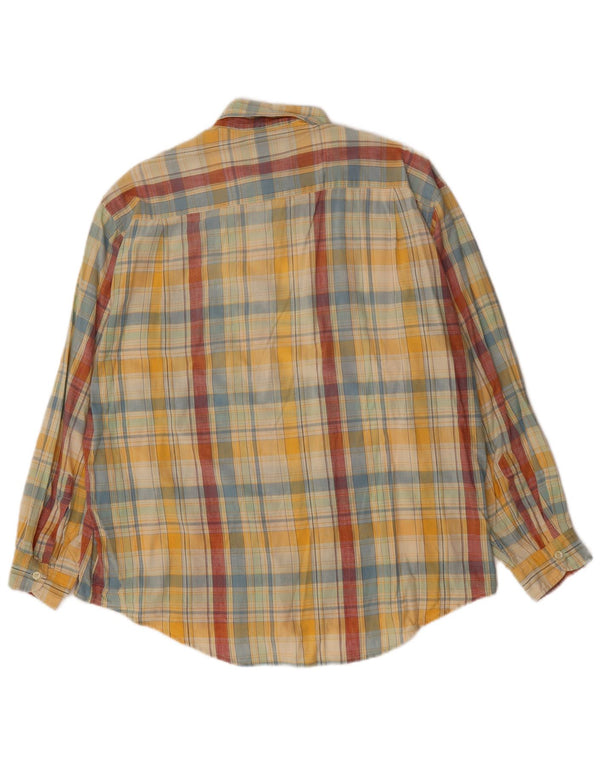 Camicia da uomo Marina Yachting 2XL a quadri gialli