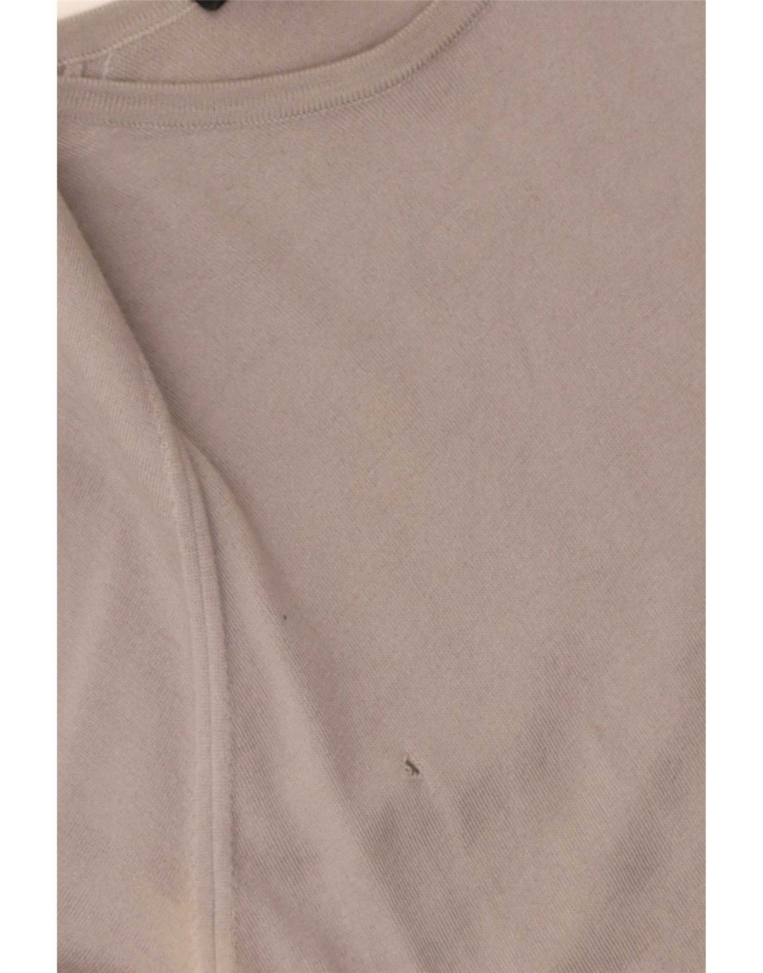 Maglione maglione con scollo a barca da donna Gucci UK 12 Lana grigio medio