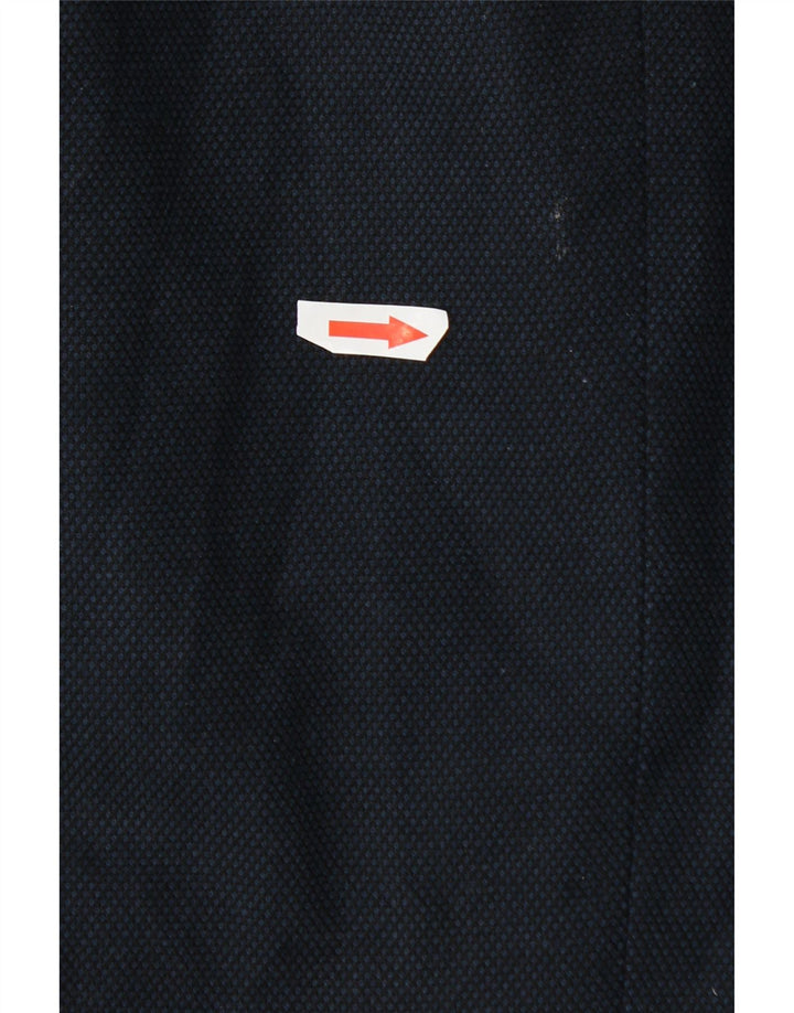 Giubbotto bomber da uomo Zara UK 42 XL Poliestere a quadri blu navy