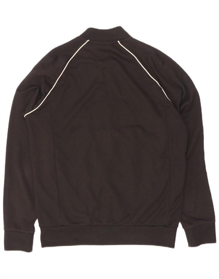 Giacca da ginnastica da uomo Adidas, giacca grande, in poliestere color block nero