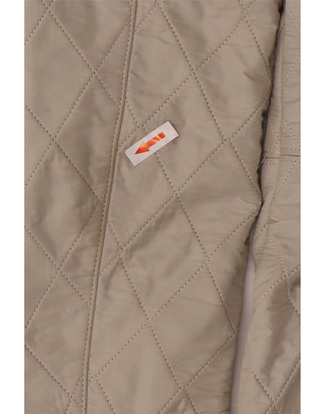 Giacca trapuntata da donna Barbour UK 8 Small in poliammide bianco sporco