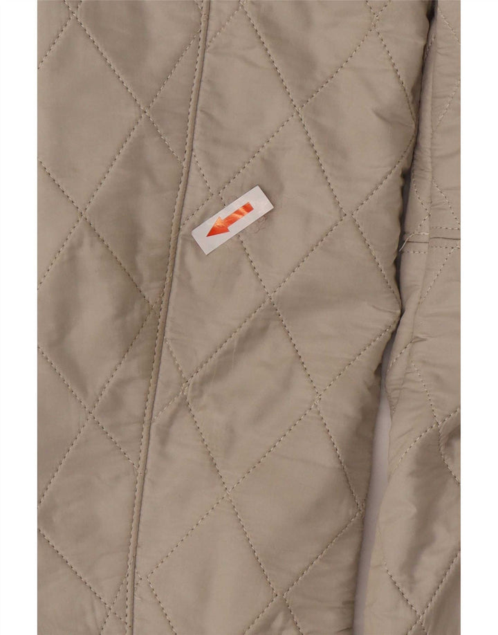 Giacca trapuntata da donna Barbour UK 8 Small in poliammide bianco sporco
