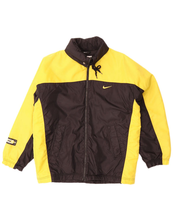 Giacca imbottita Nike da uomo con vestibilità ampia e grafica UK 39/41 Medium Black Colourblock