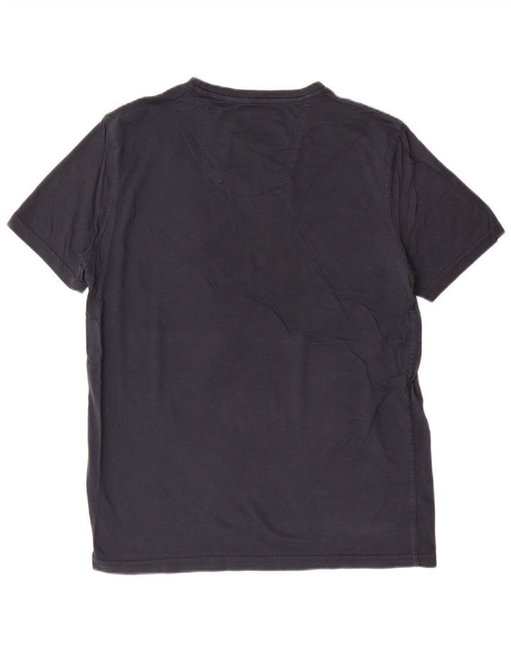 T-shirt da uomo FAT FACE Top in cotone blu navy medio