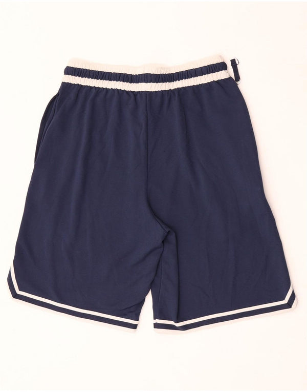 Pantaloncini sportivi da uomo Nike Medium in poliestere color block blu navy
