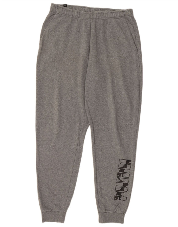 Pantaloni da tuta grafica da uomo Puma Joggers Large Grigi