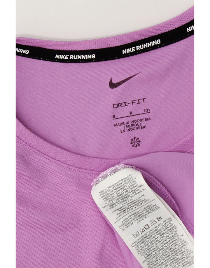 T-shirt Nike Dri Fit da uomo, piccola, in poliestere viola