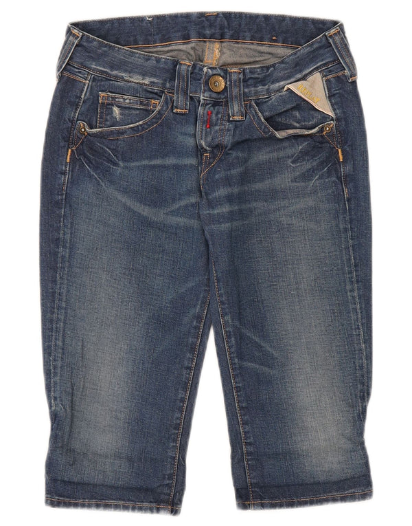 Pantaloncini di jeans da donna Replay W24 XS in cotone blu